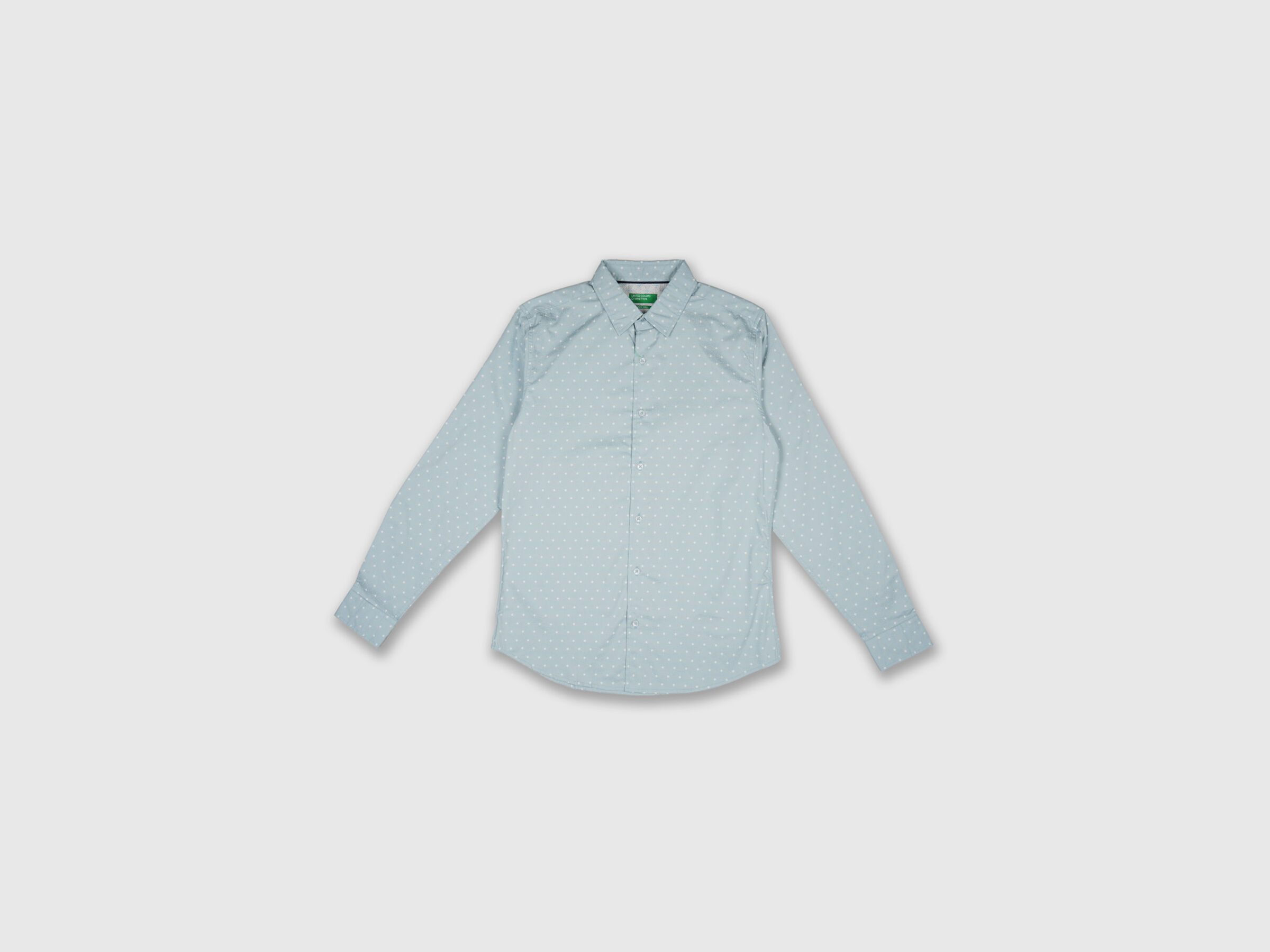 Fill Sleeve Giza Satin Print Shirt image number 5